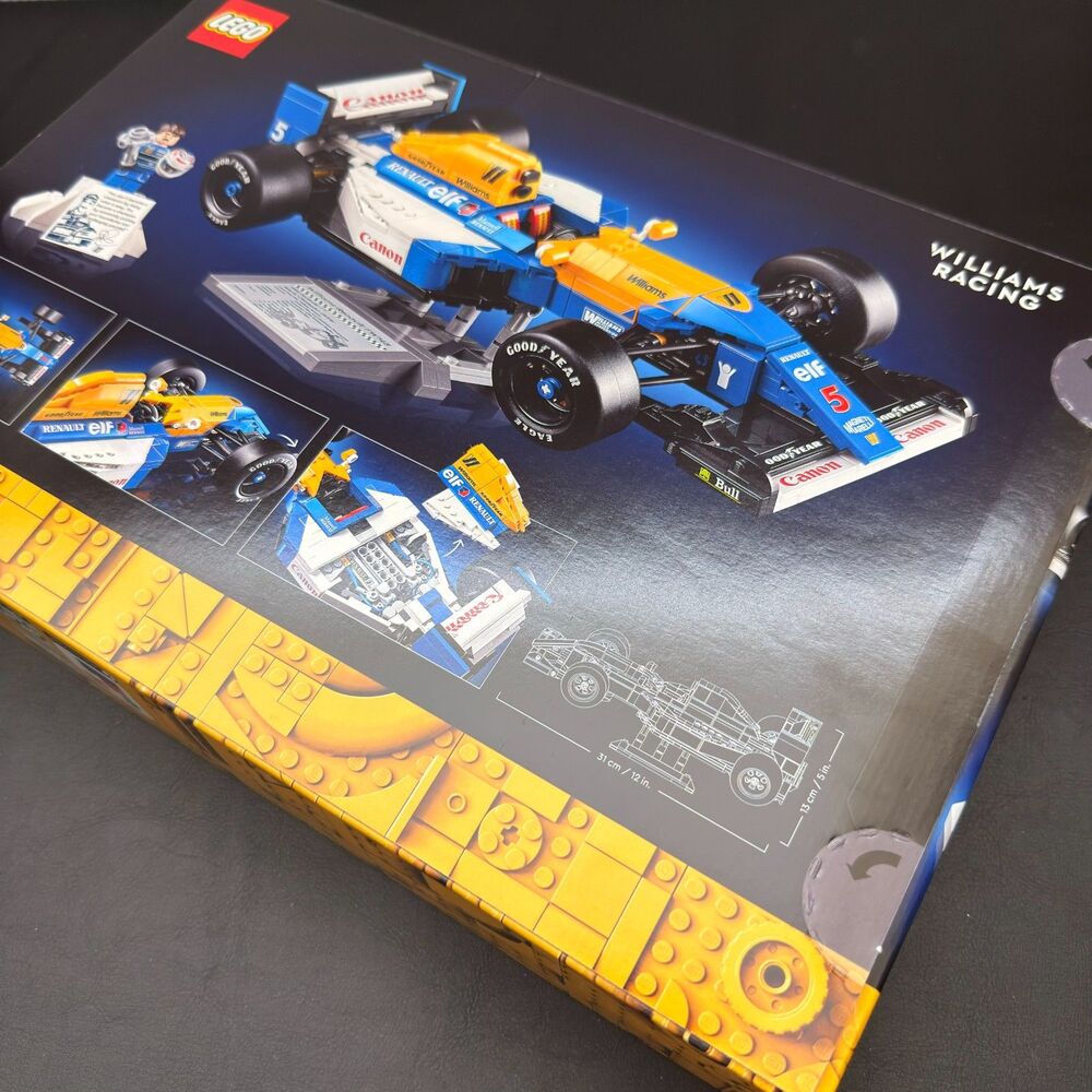 LEGO 10353 Formula 1 Williams Racing FW14B Nigel Mansell Mini Figure New - Picture 4 of 5